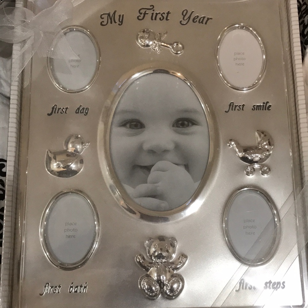 🆕1st Impressions “1st Year” Silver Pic Frame